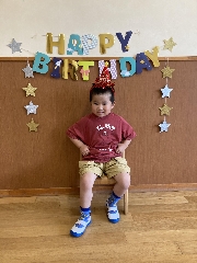 ６月の誕生会☆ちょうちょ組